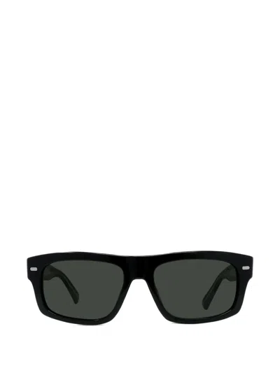 Vuarnet Belverdere Rectangle Sunglasses In Black