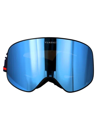 Vuarnet Black Injected Sunglasses In Blue