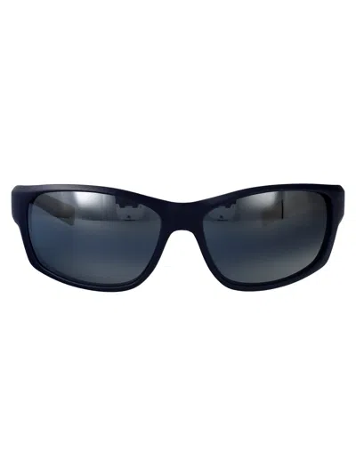 Vuarnet Blue Injected Sunglasses In Black