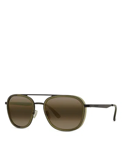 VUARNET EDGE 04 GEOMETRIC SUNGLASSES, 58MM