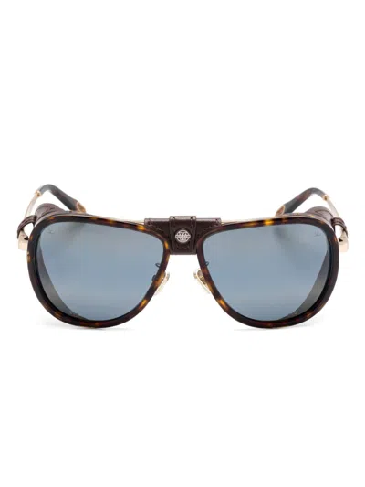 Vuarnet Glacier 01 Sunglasses In Brown