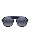 Vuarnet Ice 01 Round-frame Shield Sunglasses