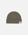 Vuarnet Khaki Merinos Beanie In Brown
