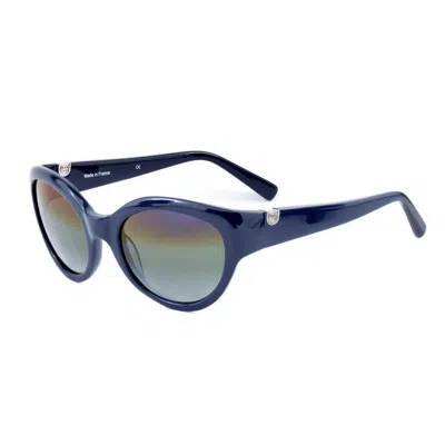 Vuarnet Ladies' Sunglasses  Vl141000041140  50 Mm Gbby2 In Blue