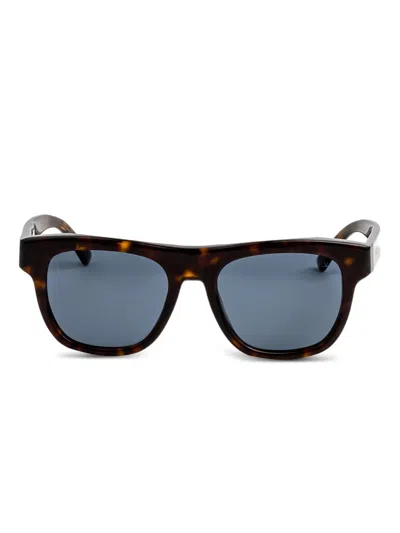 Vuarnet Large Belvedere 06 Logo-detail Sunglasses In Brown
