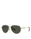 Vuarnet Lifestyle Pilot Sunglasses, 60mm