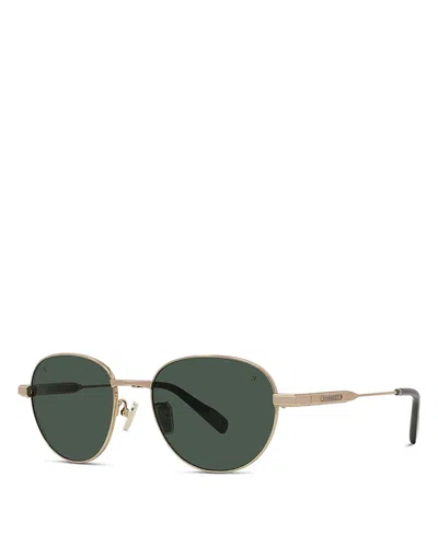 Vuarnet Lifestyle Round Sunglasses, 52mm In Green