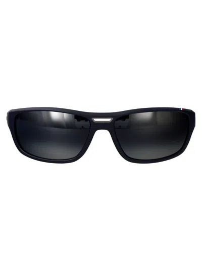Vuarnet Matte Blue Blue Injectate Sunglasses In Black
