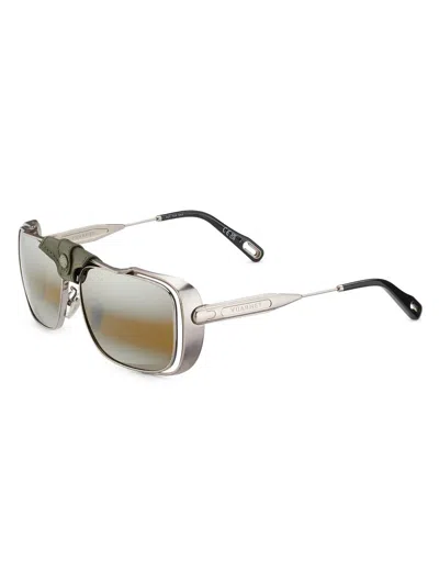 Vuarnet Men's Atelier 59mm Geometric Sunglasses In Silver