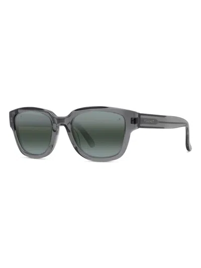 Vuarnet Men's Belvedere 09 Acetate Square Sunglasses In Gray