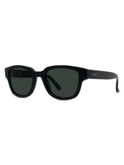 Vuarnet Men's Lifestyle Belvedere Square Sunglasses In Black