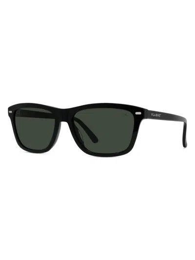 Vuarnet Men's Lifestyle-belvedere 57mm Rectangular Sunglasses In Black
