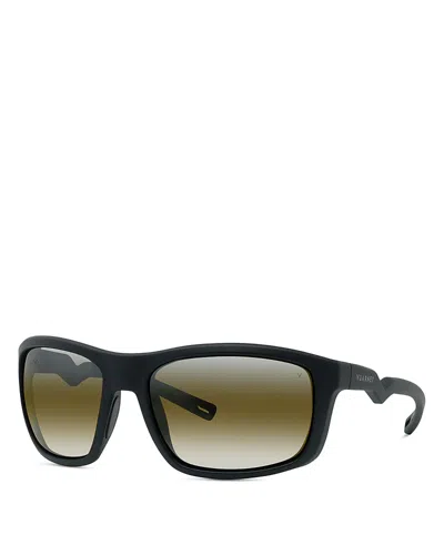 Vuarnet Outdoor Racing Rectangular Sunglasses, 62mm In Black
