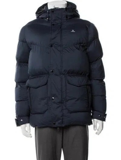 Pre-owned Vuarnet Puffer Coat W/ Tags In Blue