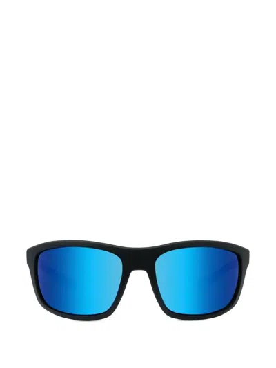 Vuarnet Racing Geometric Sunglasses In Black