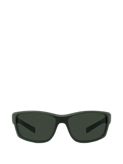 Vuarnet Racing Rectangle-frame Sunglasses In Black