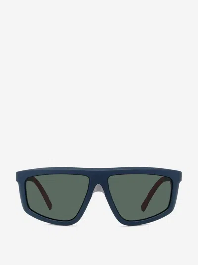 Vuarnet Rectangular Altitude Sunglasses In Navy Blue