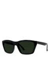 Vuarnet Rectangular Sunglasses, 58mm In Black