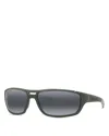 Vuarnet Rectangular Sunglasses, 62mm In Red