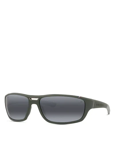 Vuarnet Rectangular Sunglasses, 62mm In Red