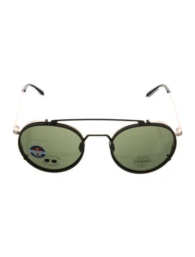 Pre-owned Vuarnet Round Eyeglasses W/ Tags In Black