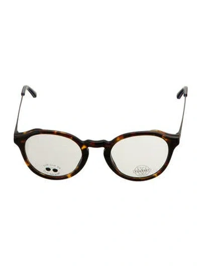 Pre-owned Vuarnet Round Eyeglasses W/ Tags In Brown
