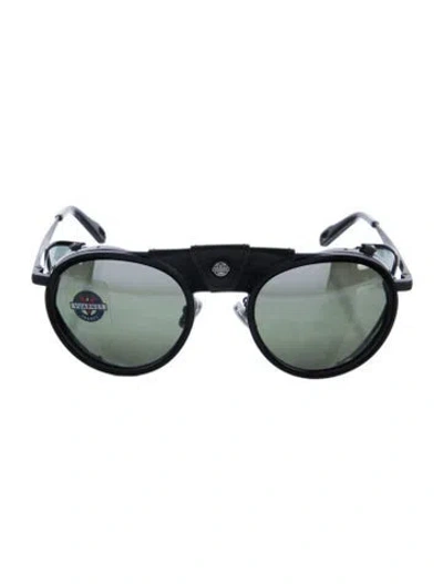 Pre-owned Vuarnet Round Tinted Sunglasses W/ Tags In Black