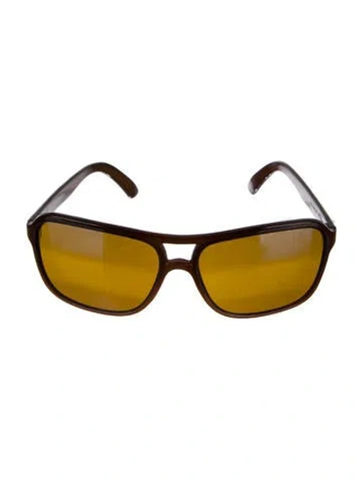 Pre-owned Vuarnet Square Tinted Sunglasses In Black