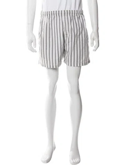 Pre-owned Vuarnet Striped Shorts In Blue/white