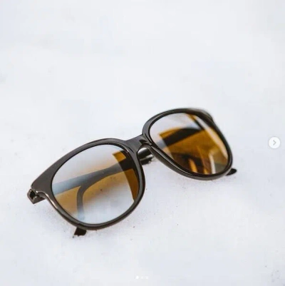 Pre-owned Vuarnet Sunglasses Vl000200017184 Legend 02 Vl0002 Black + Skilynx Mineral Lens In Yellow