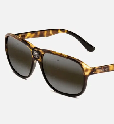 Pre-owned Vuarnet Sunglasses Vl000300167184 Vl0003 Legend 03 Black/tortoise + Skilynx In Yellow
