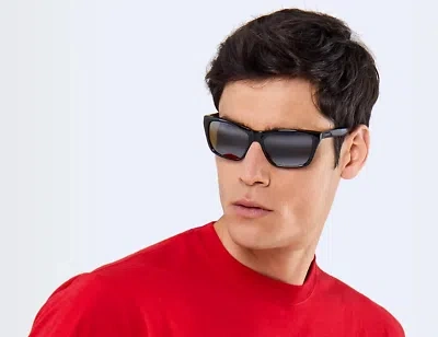 Pre-owned Vuarnet Sunglasses Vl000600017184 Vl0006 Legend 06 Black & Skilynx In Skilynx Amber
