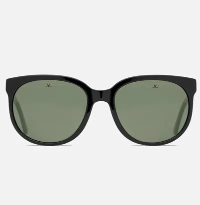 Pre-owned Vuarnet Sunglasses Vl002a00471622 Vl002a Legend 02 Valley Blk + Grey Polar Plzd In Gray