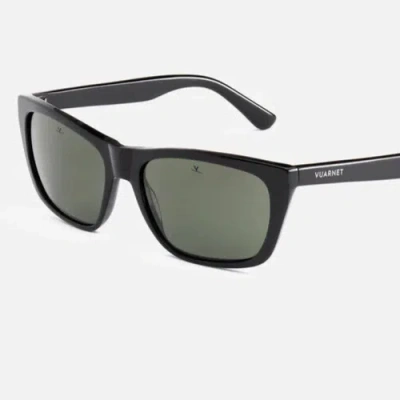 Pre-owned Vuarnet Sunglasses Vl006a00221622 Vl006a Legend 06 Valley Blk + Grey Polar Plzd In Gray