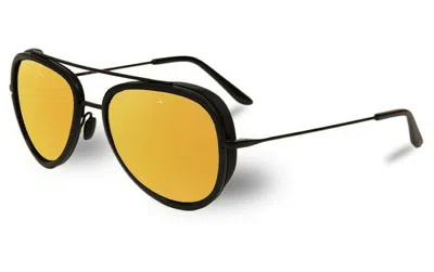 Pre-owned Vuarnet Sunglasses Vl161400022129 Vl1614 Edge 1614 Black & Pure Brown - Brz Fsh