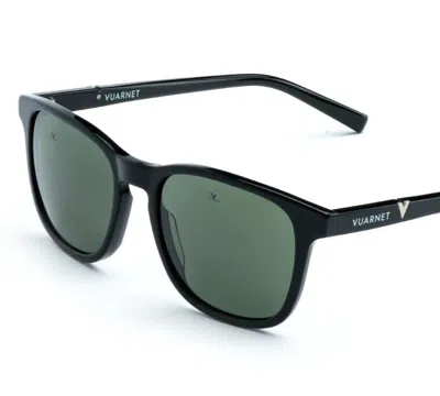 Pre-owned Vuarnet Sunglasses Vl161800161121 Vl1618 Belvedere 1618 Black + Pure Grey In Gray