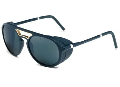 Pre-owned Vuarnet Sunglasses Vl170900201123 Vl1709 Ice 1709 Matt Blue + Pure Grey - Sf In Gray