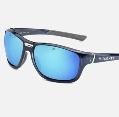 Pre-owned Vuarnet Sunglasses Vl1928r0101626 Racing 1928 Large Blue + Grey Polar - Bf Plzd In Gray