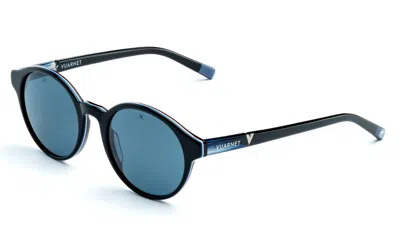 Pre-owned Vuarnet Sunglasses Vl200100040622 Vl2001 Cabin 2001 Black + Blue Polar Plzd