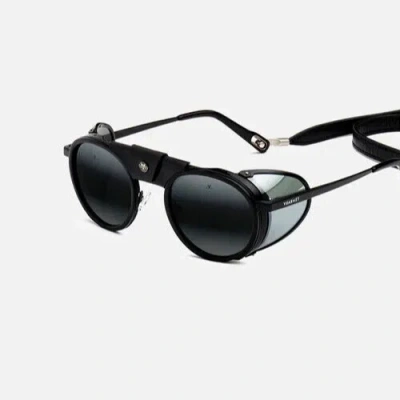 Pre-owned Vuarnet Sunglasses Vl211300031136 Vl2113 Glacier Genesis 2113 Black + Greylynx In Gray