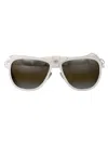 Vuarnet White Acetate Sunglasses In White