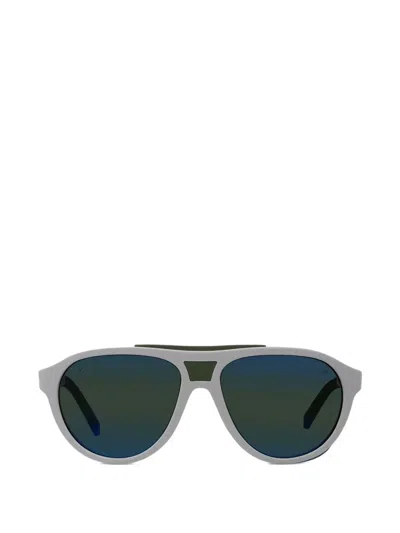 Vuarnet Top-bar Pilot Sunglasses In Gray