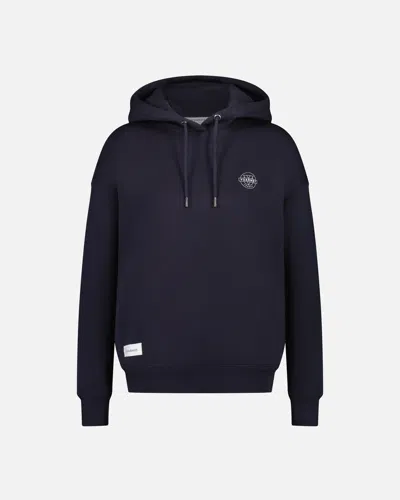 Vuarnet Hoodie Logo In Navy