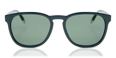Vuarnet Vl1622 Belvedere Small 0018 1622 Men's Sunglasses Black Size 54 In Green