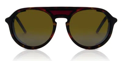 Vuarnet Vl1710 Ice Factory 0001 7184 Men's Sunglasses Tortoiseshell Size 51