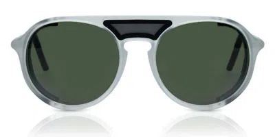 Vuarnet Vl1710 Ice Factory 0002 1136 Men's Sunglasses White Size 51