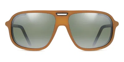 Vuarnet Vl1811 Ice Large 0022 2136 Men's Sunglasses Brown Size 57