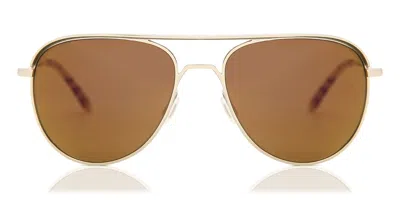 Vuarnet Vl1813 Cap 0002 2130 Men's Sunglasses Gold Size 56