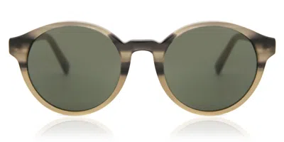 Vuarnet Vl2001 District 0001 1121 Men's Sunglasses Tortoiseshell Size 51 In Brown