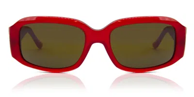 Vuarnet Vl2201 Resort 0006 7184 Men's Sunglasses Red Size 55